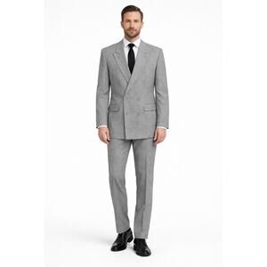 Richard Harris Gray 2-Piece Suit Men’s Jacket & Pants Set 36R Jacket / 30R Pants